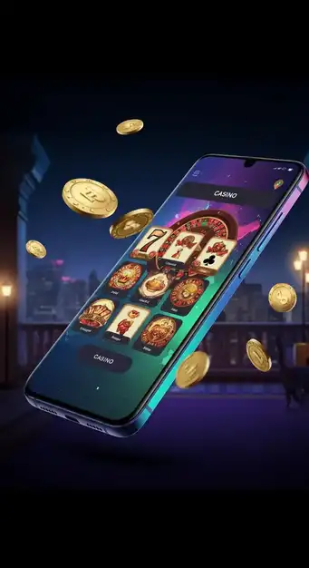 Capture d'écran de la page d'accueil de Lucky8 Casino sur smartphone, présentant une sélection intuitive de jeux vedettes et l'accès rapide aux promotions.